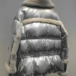 Influencer Style Jessica Bara Makayla Shearling Oversized Coat