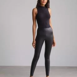 Commando Faux Leather Leggings With Perfect Control Influencer Style