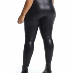 Commando Comando Faux Leather Leggings With Perfect Control + Reve Doll Essentials