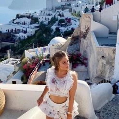 Jessica Bara Ramona Two Piece Floral Set