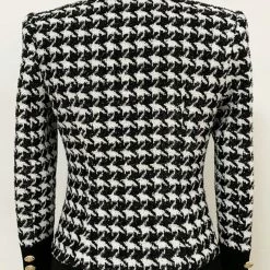 Jessica Bara Mellie Houndstooth Cardigan