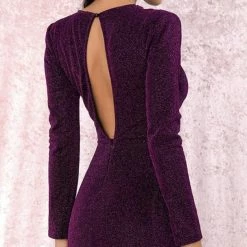 Jessica Bara Milena Long Sleeve Mini Dress