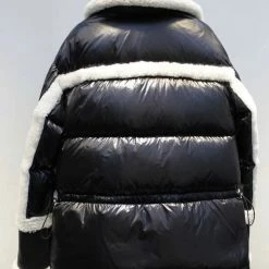 Influencer Style Jessica Bara Makayla Shearling Oversized Coat