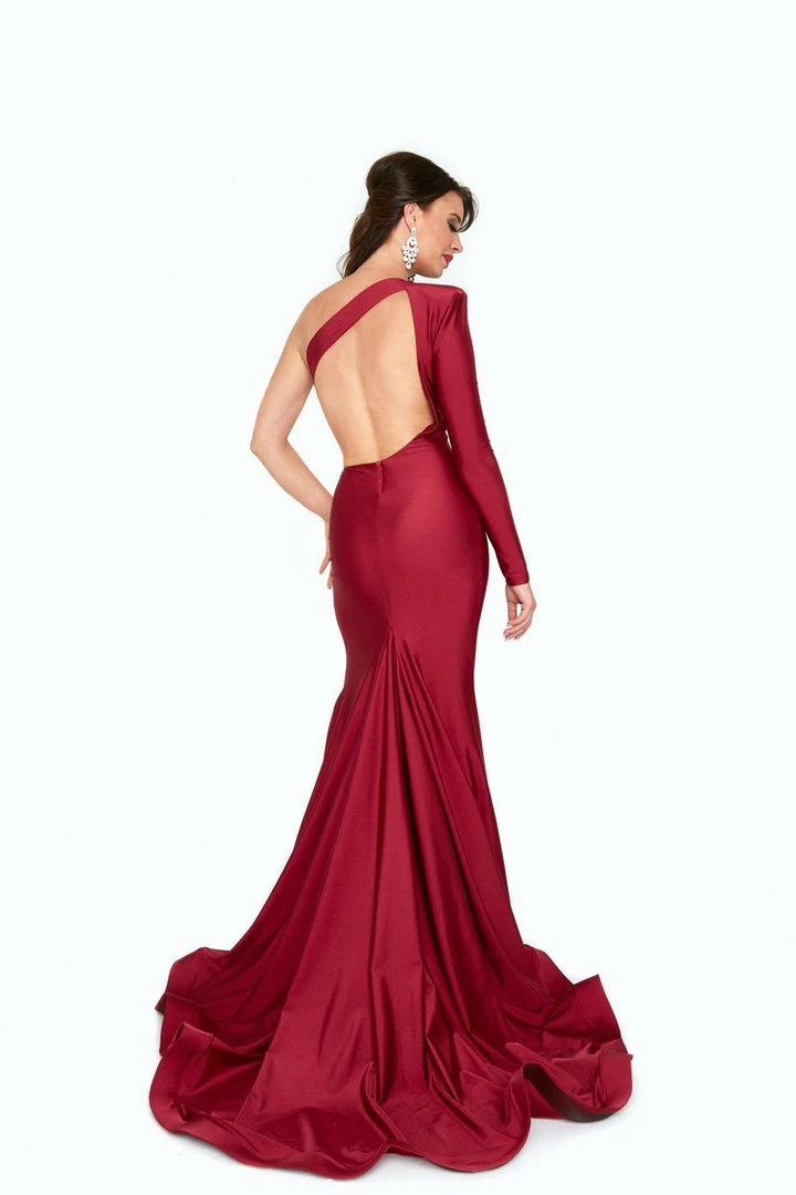 The Event Shop Atria One Shoulder Backless Bodycon Gown