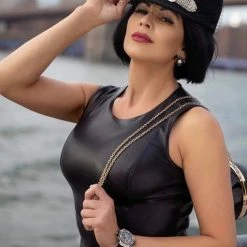 Stylist Picks Jessica Bara Charlie Rhinestone Belt Fishnet Hat