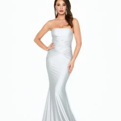 Atria Strapless Bodycon Gown The Event Shop