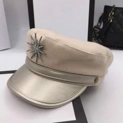 Jessica Bara Petra Rhinestone Star Conductor Hat