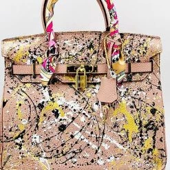 Anca Barbu One Of A Kind Custom Graffiti Handbag