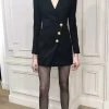 Jessica Bara Ensley Long Sleeve Blazer Mini Dress