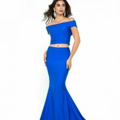 Atria Two Piece Crop Top And Skirt Set