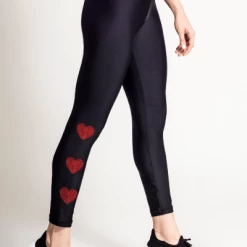 Active Fit Infinity Red Hearts Legging