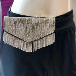 Jessica Bara Jane Diamond Tassel Fanny Pack Birthday Suit