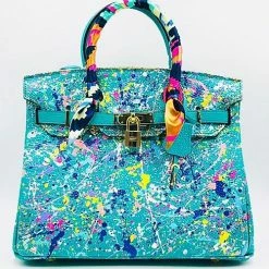 Anca Barbu One Of A Kind Custom Graffiti Handbag