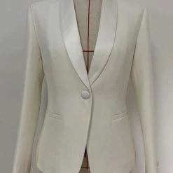Reve Doll Essentials Jessica Bara Ellis Single Button Collar Blazer