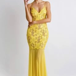 Baccio Couture Maluz Paint Caviar Long