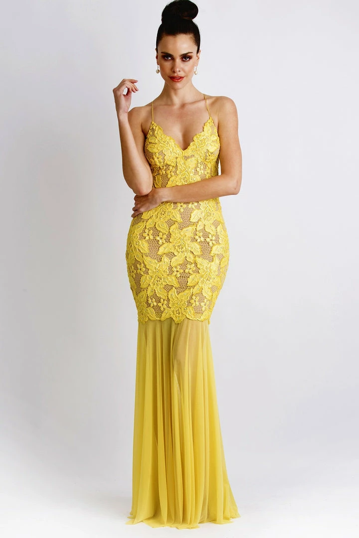 Baccio Couture Maluz Paint Caviar Long