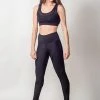 Active Fit Black Lightning Bolts Legging Bottoms