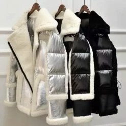 Influencer Style Jessica Bara Makayla Shearling Oversized Coat