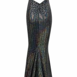 Jessica Bara Robina Sequin Slit Gown