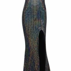 Jessica Bara Robina Sequin Slit Gown