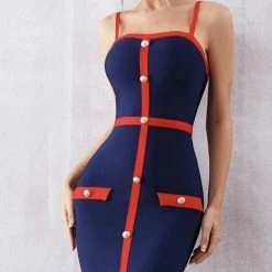 Jessica Bara Rania Bodycon Mini Dress