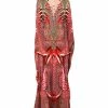 Shahida Parides Red Kaftan Maxi Dress Summer Lovin'