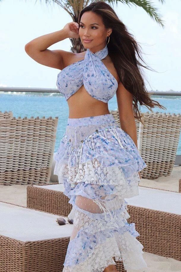 Jessica Bara Amelia II Two Piece Patchwork Set