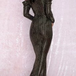 The Event Shop Jessica Bara Sarah Open Shoulder Sequin Gown