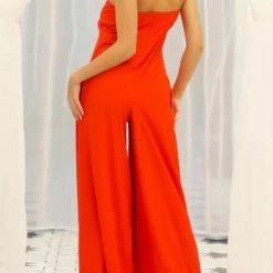 Jessica Bara Valeria Strapless Jumpsuit Reve Doll Essentials