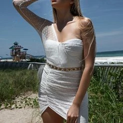 Summer Lovin' Jessica Bara Indie Tube Top Polka Dot Dress