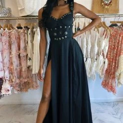 Jessica Bara Addison Black Maxi Dress Summer Lovin'
