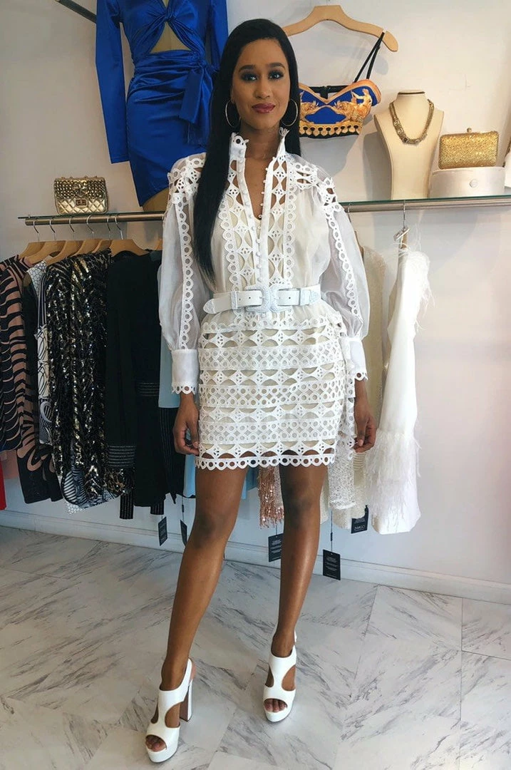 Jessica Bara Dandelion Long Sleeve Dress