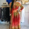 Jessica Bara Ela Two Split Maxi Dress