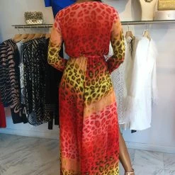 Jessica Bara Ela Two Split Maxi Dress