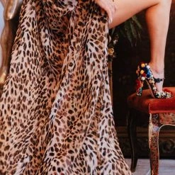 Influencer Style Ela Kaftans Embellished Long Kaftan