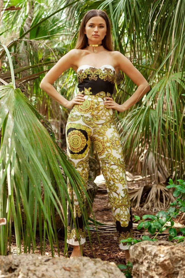 Summer Lovin' Cioccolato Adrianna Sleeveless Jumpsuit