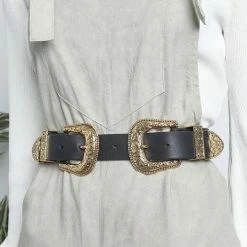 B-Low The Belt Bri Bri Gunmetal Buckle Belt