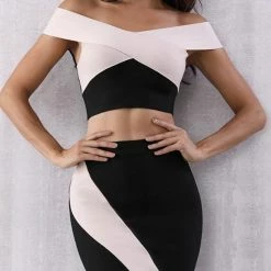Jessica Bara Emma Two Piece Bandage Set Tops