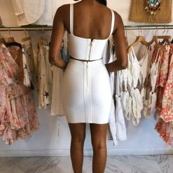 Tops Jessica Bara Peyton Two Piece Bandage Set