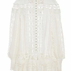 Jessica Bara Amie Ruffle Studded Mini Dress Summer Lovin'