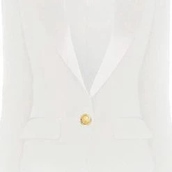 Reve Doll Essentials Jessica Bara Mackenzie Collar Button Blazer