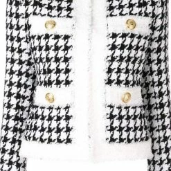 Jessica Bara Louise Tweed Houndstooth Two Piece Set Influencer Style