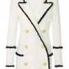 Best Sellers Jessica Bara Ariel Black And White Tweed Blazer