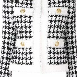 Jessica Bara Louise Tweed Houndstooth Two Piece Set