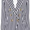 Reve Doll Essentials Jessica Bara Judith Striped Button Blazer