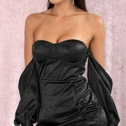 Jessica Bara Keyla Off The Shoulder Mini Dress