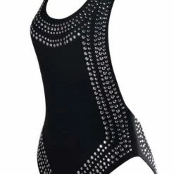 Influencer Style Jessica Bara Valerie Rhinestone Embellished Bodysuit