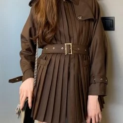 Jessica Bara Carly Long Sleeve Trench Dress The 9-5 Shop