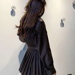 Jessica Bara Carly Long Sleeve Trench Dress The 9-5 Shop