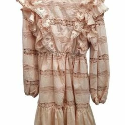 Summer Lovin' Jessica Bara Cynthia Long Sleeve Lace Mini Dress